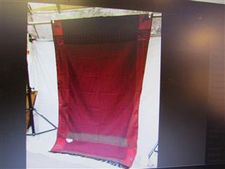Vintage AboElela AB -Egypt  tapestry/tablecloth/throw burgundy